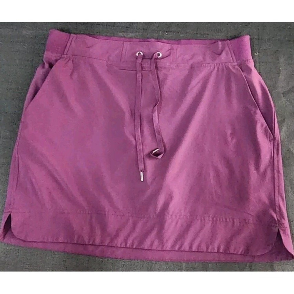 Athleta Skort Womens Size 12 Purple Tennis Gym Golf Skirt Athletic NWOT